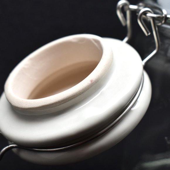 Cartwright & Butler Glass Jar W/Ceramic Lid and Seal Beverley Yorkshire Est 1981 - Picture 13 of 16